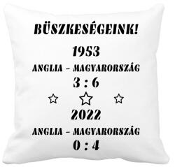 printfashion Anglia - Magyarország fekete - Párnahuzat, Díszpárnahuzat - Fehér (7309815)
