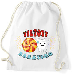 printfashion Tiltott barátság - Sportzsák, Tornazsák - Fehér (10347976)