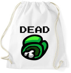 printfashion Among us - Dead! - Sportzsák, Tornazsák - Fehér (3995717)