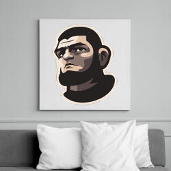 printfashion Khabib - Vászonkép - Fehér (6633700)