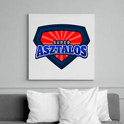 printfashion SUPERASZTALOS - Vászonkép - Fehér (11471528)