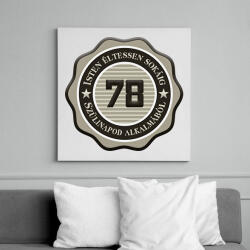 printfashion 78 - Vászonkép - Fehér (7148125)