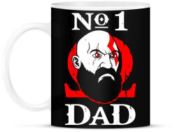 printfashion Number One Dad - Bögre - Fekete (1675464)