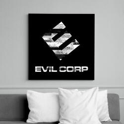 printfashion Evil Corp Glitch - Vászonkép - Fekete (6646438)