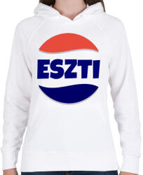 printfashion ESZTI - Női kapucnis pulóver - Fehér (10421490)