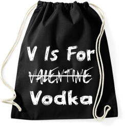 printfashion V for vodka - Sportzsák, Tornazsák - Fekete (2213713)
