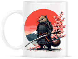 printfashion Samurai bober - Bögre - Fehér (16511053)