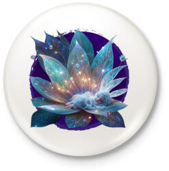 printfashion Alvó tündér - Kitűző, hűtőmágnes - Fehér (16022217)