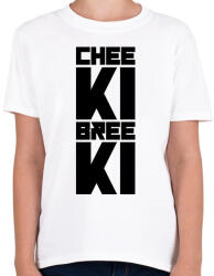 printfashion Cheeki Breeki - Gyerek póló - Fehér (1563058)