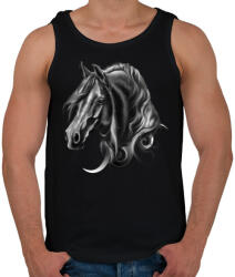 printfashion horse spirit - Férfi atléta - Fekete (307233)
