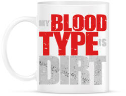 printfashion Piszkos Vércsoport - Bögre - Fehér (924664)