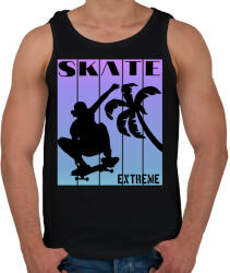 printfashion Skate extreme sport - Férfi atléta - Fekete (4209354)