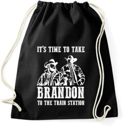 printfashion It's time to take - Sportzsák, Tornazsák - Fekete (15521952)