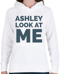printfashion Ashley Look at Me - Női kapucnis pulóver - Fehér (14554421)