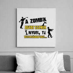 printfashion Biztonságban vagy. . . - Vászonkép - Fehér (7854493)