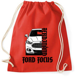 printfashion Ford Focus saját névvel - Sportzsák, Tornazsák - Piros (13252791)