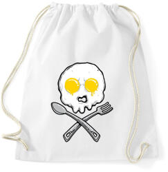 printfashion Szakács koponya - Sportzsák, Tornazsák - Fehér (12425016)