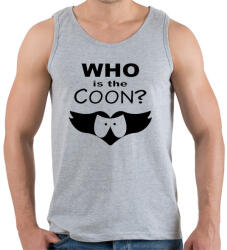 printfashion south park - who is the coon - Férfi atléta - Sport szürke (15120452)