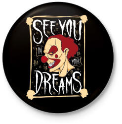 printfashion Az én álmom - Kitűző, hűtőmágnes - Fekete (3094176)