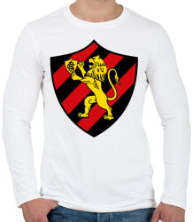 printfashion Escudo Logo - Férfi hosszú ujjú póló - Fehér (541436)