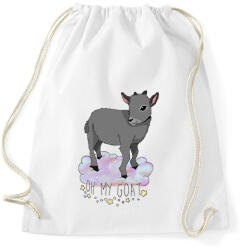 printfashion Oh my goat - Sportzsák, Tornazsák - Fehér (13886545)