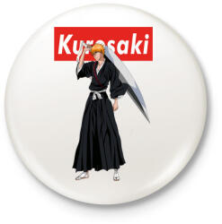 printfashion Kurosaki - Kitűző, hűtőmágnes - Fehér (5418257)
