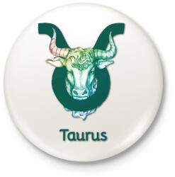 printfashion Taurus színes - Kitűző, hűtőmágnes - Fehér (6273776)