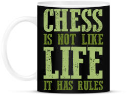 printfashion It has rules - Chess - Bögre - Fekete (7456368)