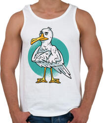 printfashion Sirály - Férfi atléta - Fehér (9175103)