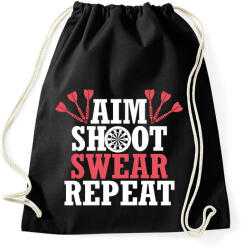printfashion Célozz, lőjj - Sportzsák, Tornazsák - Fekete (11740682)