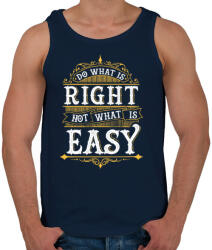 printfashion Tedd, ami helyes - Férfi atléta - Sötétkék (127613)