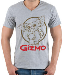 printfashion Gizmo - Férfi V-nyakú póló - Sport szürke (438646)
