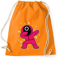 printfashion Squid Game Dab kör fehér - Sportzsák, Tornazsák - Narancssárga (5725955)