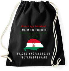 printfashion HISZEK EGY MINTA - Sportzsák, Tornazsák - Fekete (1455030)