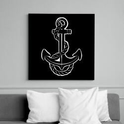 printfashion Horgony - Vászonkép - Fekete (7267574)