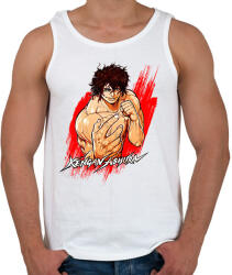 printfashion kengan ashura - Férfi atléta - Fehér (2851365)