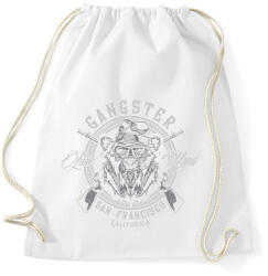printfashion Medve 05 - San Francisco Gangster - Sportzsák, Tornazsák - Fehér (4949928)