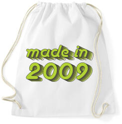 printfashion made-in-2009-green-grey - Sportzsák, Tornazsák - Fehér (489978)