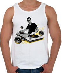 printfashion Dj - Férfi atléta - Fehér (1285577)