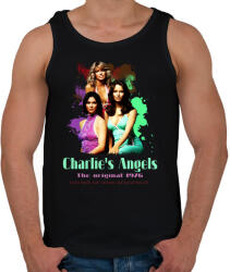 printfashion Charlie's angels 1976 - Férfi atléta - Fekete (3422534)