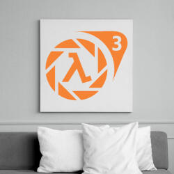 printfashion Half Life 3 - Vászonkép - Fehér (6629136)