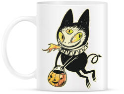 printfashion Halloween szörnyecske - Bögre - Fehér (5528455)