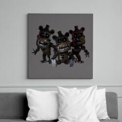 printfashion Fnaf - Vászonkép - Sötétszürke (13891059)