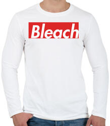 printfashion Bleach - Férfi hosszú ujjú póló - Fehér (1969218)