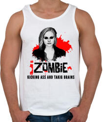 printfashion I ZOMBIE - Férfi atléta - Fehér (1512139)