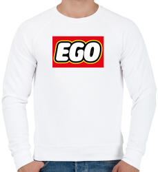 printfashion Ego - Lego - Férfi pulóver - Fehér (7327935)