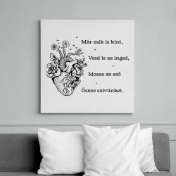 printfashion Radnóti Miklós - Bájoló - Vászonkép - Fehér (6641385)