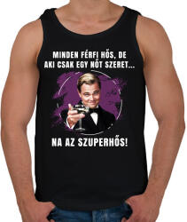 printfashion Minden férfi hős - Férfi atléta - Fekete (5183319)