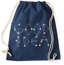 printfashion Jó ötlet - Sportzsák, Tornazsák - Sötétkék (409981)