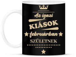printfashion Az igazi Kiások - Hónappal - Bögre - Fekete (7195883)